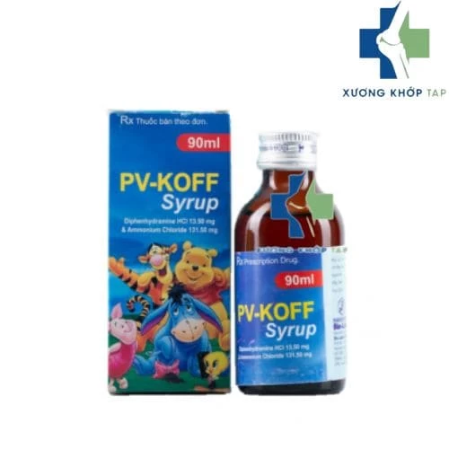 PV-Koff Syrup - Thuốc điều trị ho, viêm phế quản